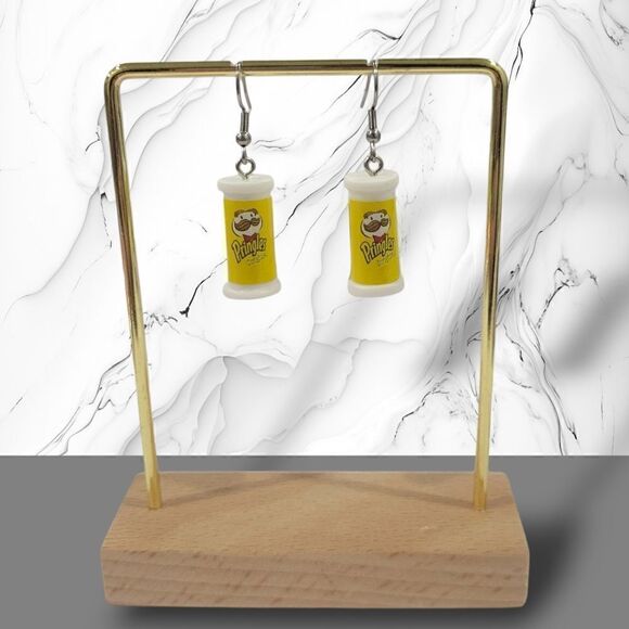 ✨️Pringles Original Chip Earrings✨️(2-A023-D)-Jewelry for Women - Picture 3 of 6